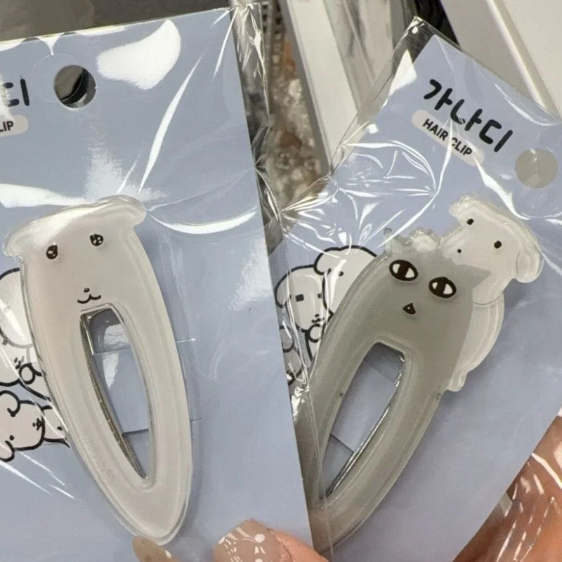 Hair Care Korean Products - Urocze spinki do włosów z szczeniakami